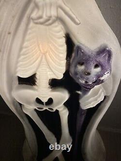 Vintage Blow Mold Halloween Ghoul / Skeleton General Foam Plastics 34 Tall