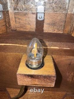 Vintage Byers Choice Display Piece BAY WINDOW Lighted Accessory Piece Vintage Byers Choice Display Piece BAY WINDOW Lighted Accessory Piece