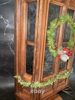 Vintage Byers Choice Display Piece BAY WINDOW Lighted Accessory Piece Vintage Byers Choice Display Piece BAY WINDOW Lighted Accessory Piece