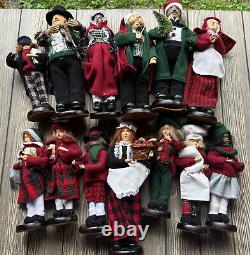 Vintage CHRISTMAS CAROLERS FIGURINES LOT OF 12