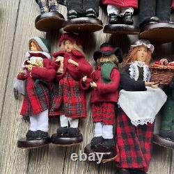 Vintage CHRISTMAS CAROLERS FIGURINES LOT OF 12