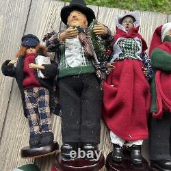 Vintage CHRISTMAS CAROLERS FIGURINES LOT OF 12