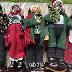 Vintage CHRISTMAS CAROLERS FIGURINES LOT OF 12