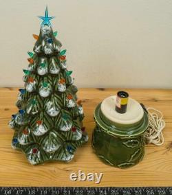 Vintage Ceramic Christmas Tree 18 Ready to Light hk