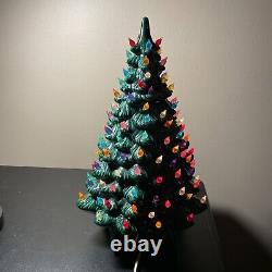 Vintage Ceramic Christmas Tree Green 20