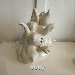 Vintage Ceramic Ghost Huddle Party Halloween Light Up Pile Of Ghosts with Light Vintage Ceramic Ghost Huddle Party Halloween Light Up Pile Of Ghosts with Light