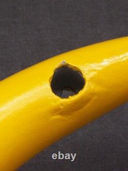 Vintage Christmas Barcana Fiberglass Santa Claus Sleeping on Moon Decoration