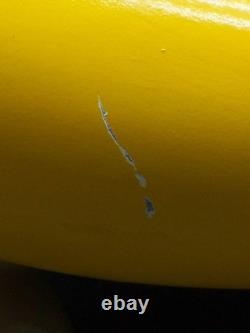 Vintage Christmas Barcana Fiberglass Santa Claus Sleeping on Moon Decoration