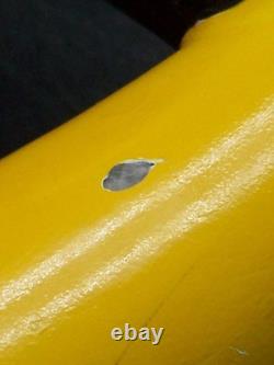 Vintage Christmas Barcana Fiberglass Santa Claus Sleeping on Moon Decoration