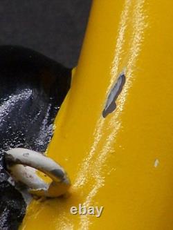 Vintage Christmas Barcana Fiberglass Santa Claus Sleeping on Moon Decoration