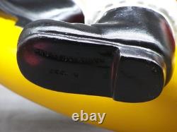 Vintage Christmas Barcana Fiberglass Santa Claus Sleeping on Moon Decoration