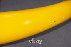 Vintage Christmas Barcana Fiberglass Santa Claus Sleeping on Moon Decoration