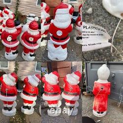 Vintage Christmas Blow Mold Santa Snowman Nativity Empire TPI? Union Poloron Lot