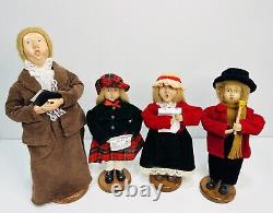 Vintage Christmas Carolers Holy Night Set Holiday Figures Collectibles VTG