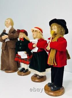 Vintage Christmas Carolers Holy Night Set Holiday Figures Collectibles VTG