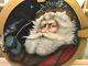 Vintage Christmas H Painted Boardwalk Original Bonnie Barrett 30.5 Santa