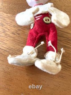 Vintage Christmas Holiday House Jump Jump Elves Lot of Two Pixies Poseable 1940s