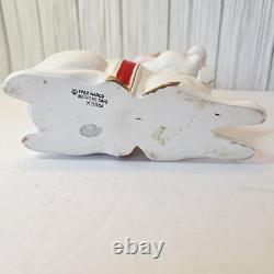 Vintage Christmas MCM 1962 Napco Rudolph Reindeer Planter Candy Dish X-5561