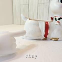 Vintage Christmas MCM 1962 Napco Rudolph Reindeer Planter Candy Dish X-5561