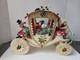 Vintage Christmas Styrofoam Decoration Carriage Santa Claus Carolers 12x16 1/4