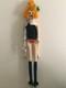 Vintage Cloth Art Doll Burlesque Wild Woman Plush Soft, Hanging