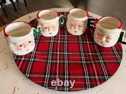 Vintage Commadore Santa Mugs/wbox