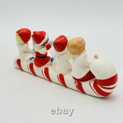 Vintage Commodore Merry Christmas Angel Candy Cane Sleigh In Original Box Japan Vintage Commodore Merry Christmas Angel Candy Cane Sleigh In Original Box Japan