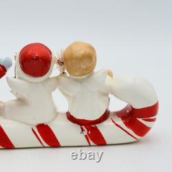 Vintage Commodore Merry Christmas Angel Candy Cane Sleigh In Original Box Japan Vintage Commodore Merry Christmas Angel Candy Cane Sleigh In Original Box Japan