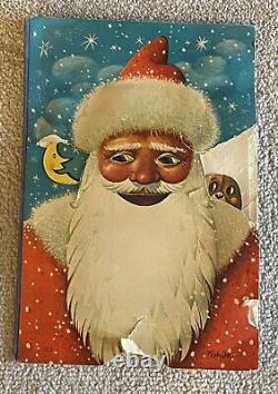 Vintage Czechoslovaia Santa Christmas Pop Up Book Village Kubasta