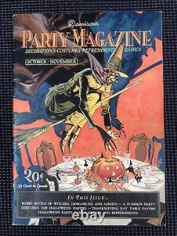 Vintage DENNISONS PARTY MAGAZINE 1927 HTF EC