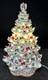 Vintage Danbury Mint White Porcelain Christmas Magic Lighted Christmas Tree 19