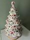 Vintage Danbury Mint White Porcelain Christmas Magic Lighted Christmas Tree 19