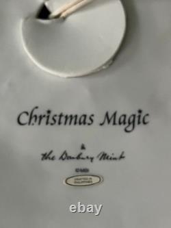 Vintage Danbury Mint White Porcelain Christmas Magic Lighted Christmas Tree 19