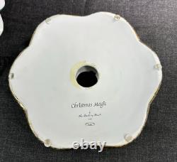 Vintage Danbury Mint White Porcelain Christmas Magic Lighted Christmas Tree 19
