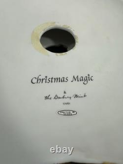 Vintage Danbury Mint White Porcelain Christmas Magic Lighted Christmas Tree 19