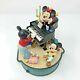 Vintage Disney Enesco Style Mickey & Minnie The Entertainer Action Music Box