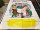 Vintage Douglas Fir Plywood Christmas Joyous Noel Carolers Display Posters 72in