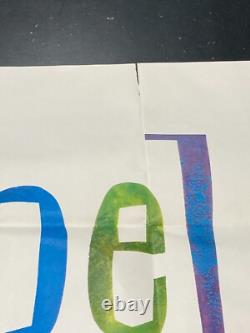 Vintage Douglas Fir Plywood Christmas Joyous Noel Carolers Display Posters 72in