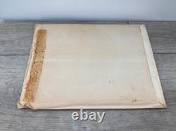 Vintage Douglas Fir Plywood Christmas Joyous Noel Carolers Display Posters 72in