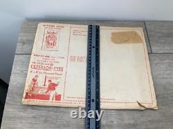 Vintage Douglas Fir Plywood Christmas Joyous Noel Carolers Display Posters 72in