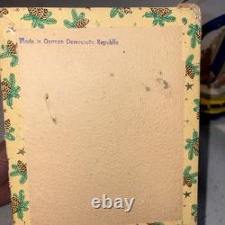 Vintage Erzgebirge Table Pyramid The Giving in Blue Carrousel Original Box