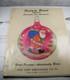 Vintage Fantasia Brand Christmas Tree Ornament Merchandise Catalog 1971 Santa