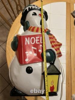 Vintage Frosty Snowman LA Goodman Christmas Mold Noel Lighted 50's Vaquform 30 Vintage Frosty Snowman LA Goodman Christmas Mold Noel Lighted 50's Vaquform 30
