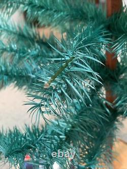 Vintage Genuine Goose Feather Green Christmas Tree 24 & Vintage Small Ornaments