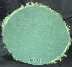 Vintage German Steiff Easter Diorama Mohair Bunny & Chick On Wool Base