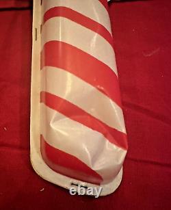 Vintage Glolite Illuminated Candy Cane Christmas Wall Decoration With Box USA