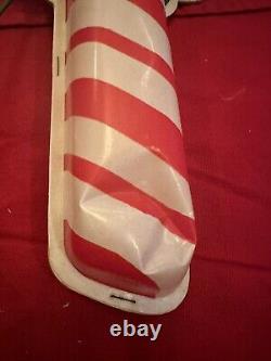 Vintage Glolite Illuminated Candy Cane Christmas Wall Decoration With Box USA