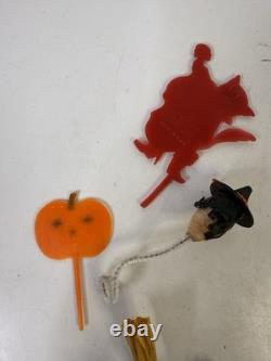 Vintage HALLOWEEN CAKE CUPCAKE TOPPERS Picks Devil Owl Cats RARE OZ GREEN WITCH Vintage HALLOWEEN CAKE CUPCAKE TOPPERS Picks Devil Owl Cats RARE OZ GREEN WITCH