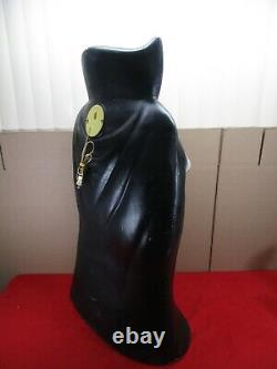 Vintage HUGE General Foam Dracula Vampire Lighted Halloween Blow Mold 36 Tall