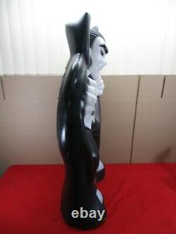 Vintage HUGE General Foam Dracula Vampire Lighted Halloween Blow Mold 36 Tall